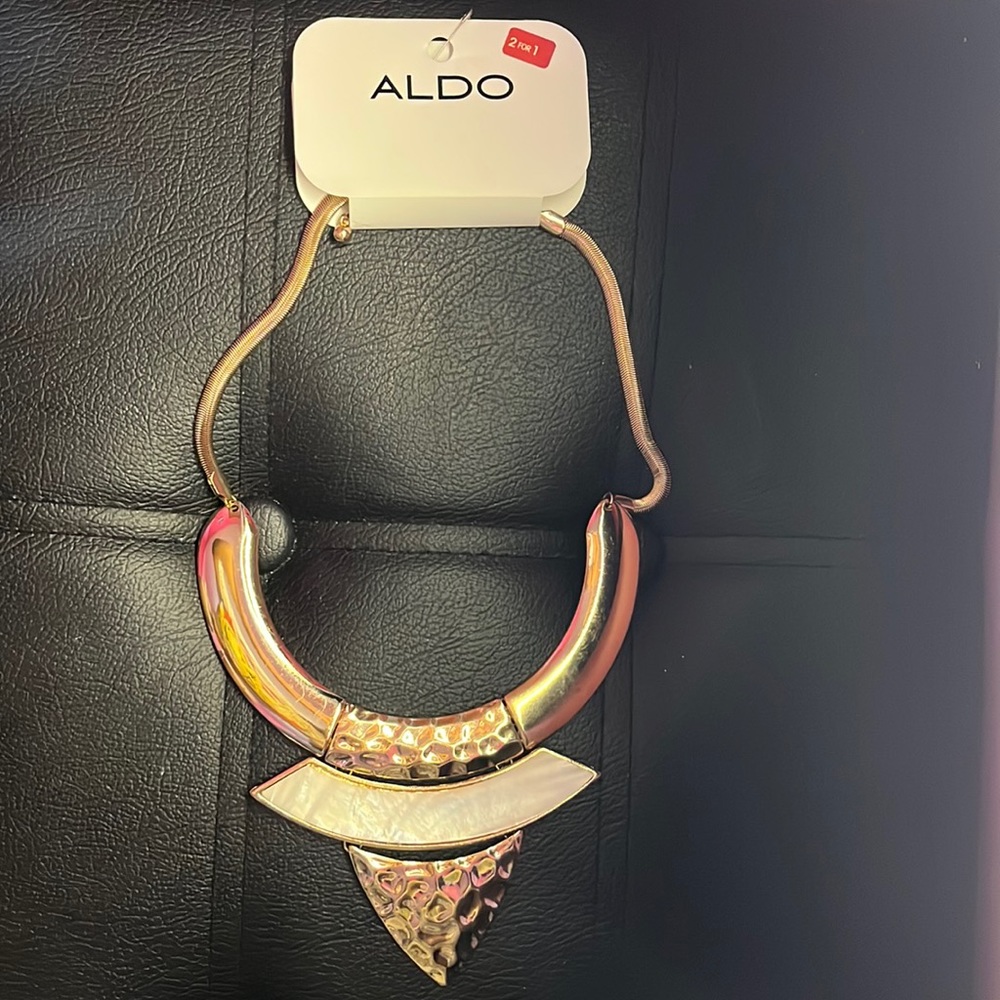 Gold Abstract Necklace